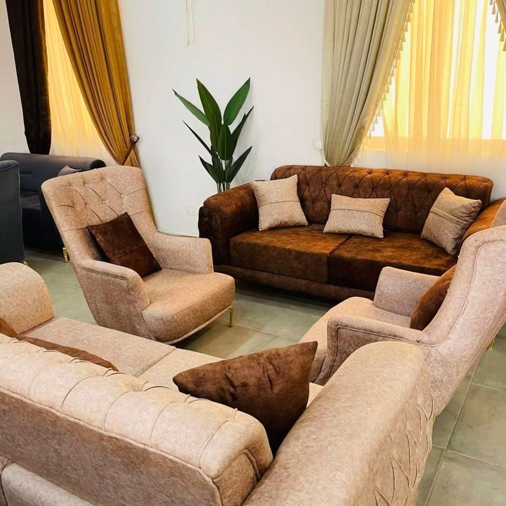 Sofa set detail